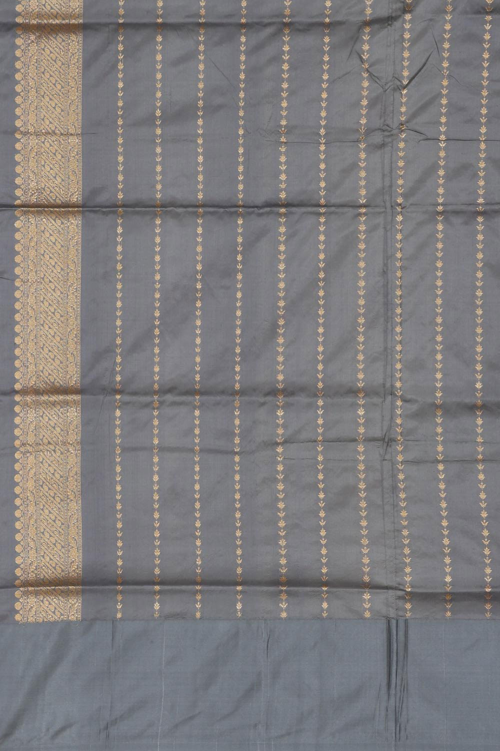 Image of Banarasi Silk Light Yellow Colour Saree